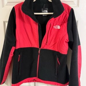 The North Face Hot Pink and Black Polartec Jacket